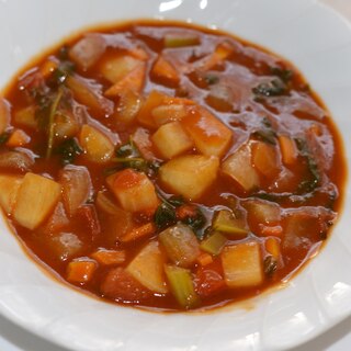 野菜のトマトカレー煮